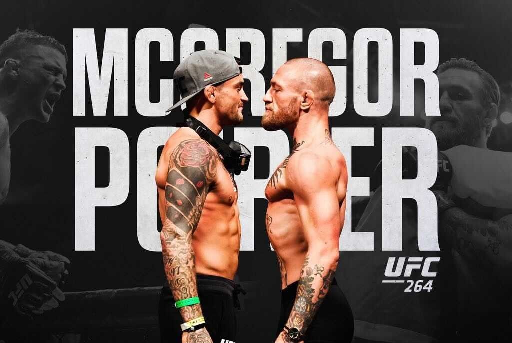 It’s Conor McGregor vs Dustin Poirier in the finale of their fighting trilogy