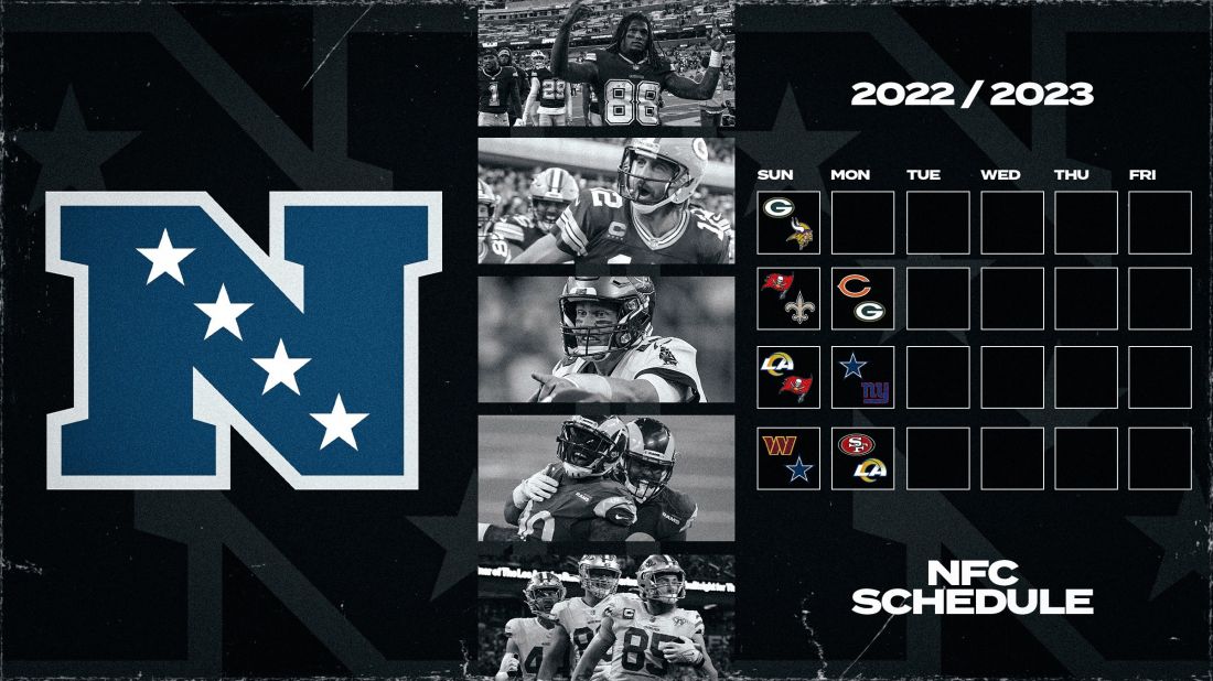 Scoping the schedules for NFC teams in 2022